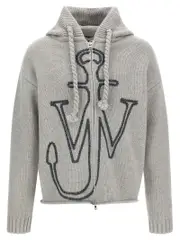 [J.W. Anderson] J. W. Anderson-Anchor Embroidery Felpe Grigio-Uomo M