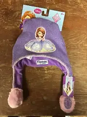 Flipeez Sofia The First Kids Hat Beenie - One Size NWT