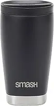 Smash Stainless Steel Twist & Lock Travel Coffee Mug 350ml/ 12 fl oz Black