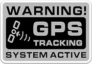 Generic GPS Tracker Sticker | Car Signs Alarm Sticker - Small Tracking System Sticker, Car Window Warning Sticker Sign, Waterproof Anti Theft Security Sticker for Cars, OMP1QYH3L5UNS5SDHKC