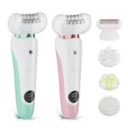 5-in-1 Hair Cleaning and Maintenance Set LCD Digital Shaver Full Body Hair Removal Device Private Area Hair Removal Mach