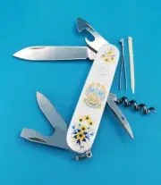 Victorinox Spartan White with Yellow Flowers & Blossom Swiss Army Knife! NEW!