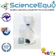 Filtration Buchner Funnel Filtering Kit PP Suction Flask Mini Vacuum Pump 1500ml