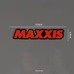 MAXXIS 乙烯基貼紙 MAXXIS 賽車貼紙/越野摩托車/ATV/越野賽/標誌日本/通用