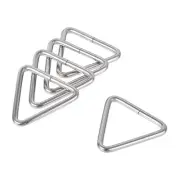 Metal Triangle Ring Buckle 1.5"(38mm) Inner Width for Strap Craft DIY 10pcs