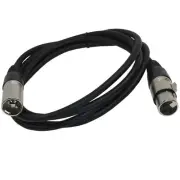 HQRP 6ft 3-pin XLR M to XLR F Cable for Audio-Technica AT875R AT2020 AT2035