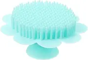 Healvian Baby Hair Washing Tool Soft Silicone Shower Brush for Infants for Scalp Massage and and Portable