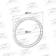 Redback Flange Gasket 38 X 46mm to suit Honda Accord/Civic - HAG003