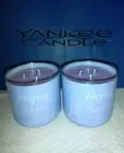 Two Yankee Candle ~ Hoppy Easter LEMON LAVENDER SCENTED 3 Wick CANDLES
