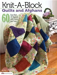 在飛比找三民網路書店優惠-Knit-a-Block Quilts and Afghan
