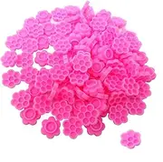 Honbay 200PCS Plastic Eyelash Extension Glue Holder Flower Shape Eyelash Glue Cup Pallet with 2 Rolls Glue Point for Lash Extensions Supplies