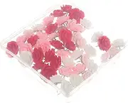 TEHAUX 40PCS Flower Push Pins Creative Thumbtacks with Vibrant Colors for Cork Board Bulletin Board Photo Display and Office Organization and Eye Catching Decorative Tacks
