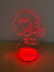 Buffalo Bills 3D Night Light Multi Color Changing Illusion Lamp Great Gifts