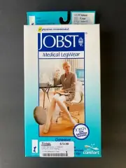 JOBST Opaque Compression Knee High Open Toe 20-30mmHg, XLarge, Natural