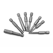 Hex Key Bits Attachment 8pcs Set Quick Connect Power Drill Metric Silver