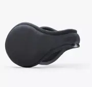 180s Behind The Head Black Urban Soft Shell Ear Warmers Unisex New
