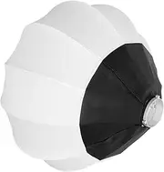 Lantern Softbox Soft Light Modifier, Quick Release 360° Photography Video Light Modifier, 25.6in Ball Shape Collapsible Bowens Mount Softbox for Live Streaming