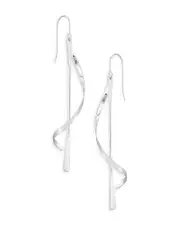 Bloomingdale's Fine Collection Wrap Around Drop Earrings in Sterling Silver