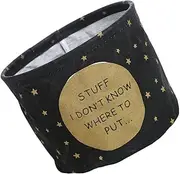 [STOBAZA] Storage Bin Cotton Basket Desk Organizer Laundry Bins Lid for Kitchen
