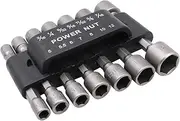 14pcs in set Power Nut Driver Bit Sets 1/4'' Hex Nut Driver Master Kit for Quick Change Chuck, Electric Hand Drill, Screwdriver