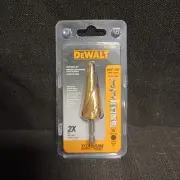 BRAND NEW Dewalt 3/16 - 7/8 - 1/4 Step Drill Bit Titanium Impact Ready DWA1786IR