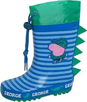 [Peppa Pig] George Pig Wellies Boys Wellington Boots Kids Dino Wellingtons Girls Dinosaur Rain Snow Welly Shoes