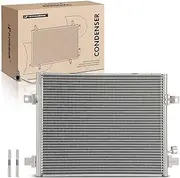 A-Premium Air Conditioning A/C Condenser Compatible with Jaguar Vanden Plas 1998-2003, XJ8 1998-2003, XJR 1998-2003