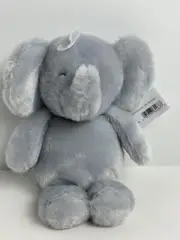 NWT Carters Child Of Mine Grey Elephant Plush Rattle Crinkle Baby Toy 62667