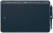 HUION HS611 Graphics Drawing Tablet 10X6 inch with 8192 Levels Battery-Free Pen, 8 Multimedia Keys and 10 Press Keys, Support Android, Ideal Use for Distance Education and Wed Conference (Blue)