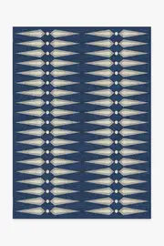 150' x 215' | Machine Washable Runner Rug | Kid & Pet Friendly | Indoor Rug | Carnaby Admiral Blue Rug by Jonathan Adler | Ruggable
