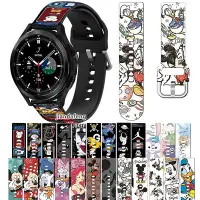 在飛比找Yahoo!奇摩拍賣優惠-SAMSUNG 印迷彩矽膠錶帶時尚潮流錶帶適用於三星 Gal