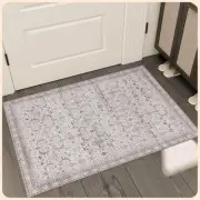 Istana Rugs 2x3 - Beige Grey/Light Cream 2' x 3', Grey / Light