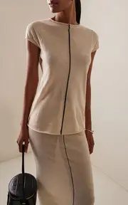 [Zulu & Zephyr] Cotton-Blend Knit Top
