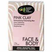 ANSC Pink Clay Detoxifying Cleansing Bar | Shop Flora & Fauna AU
