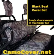 Honda Pioneer 700 Seat Cover Set - Black Seat Cover Set - Free Shipping