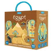 40pc Sassi Egypt Kids/Children Fun Play 3D Jigsaw Puzzle & Learning Book Set 4y+
