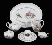 RARE! COMPLETE WEDGWOOD MINI / MINIATURE PETER RABBIT 11 PC TEA & COFFEE SET NEW