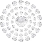 200 Pack Smart Glue Cups Lash Glue Holder Fan Cup for Eyelashes Extension,Quick Blossom Cup, Lash Organizer Supplies Tools