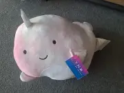 Narwhal Blanket And Pillow Combo For Kids