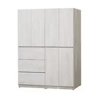 在飛比找momo購物網優惠-【唯熙傢俱】歐森淺灰雙色5尺衣櫃(衣櫥 衣櫃 開門衣櫥 置物