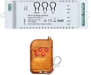 Byttlerom 2CH Tuya WiFi Smart Switch WiFi Switch DIY +Remote 85-265V USB 5V 2.4G WiFi Home Automation Module for IFTT