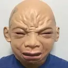 Props Horrors Crying Baby Mask Crying Face Mask Full Head for Adults Latex Mask