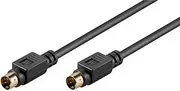Goobay 27099 S-Video Connector Cable; Single Shielded - Mini-DIN 4 Male (S-Video) > Mini-DIN 4 Male (S-Video)
