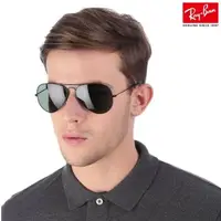 在飛比找momo購物網優惠-【RayBan 雷朋】太陽眼鏡 飛官偏光款(墨綠#RB302