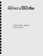 Bronica SQ-AM Exploded Views & Parts Manual for Repair