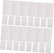 STOBOK 200pcs Acrylic Dots Double Sided Adhesive Stickers No Trace for Wall Hooks Decor