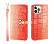 For iPhone 12 Pro Max Cover Wallet - Red