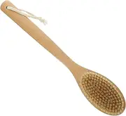 Ipetboom Practical Bath Brush Long Handle Back Scrubber Exfoliating Bath Brush Body Scrubber