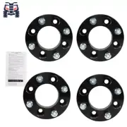 1.5" ATV Black Wheel Spacers 4x110 For Honda Suzuki Yamaha, 10x1.25 Studs