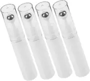WOONEKY 4pcs Roll Essential Oil Bottles Portable Globe Ball Containers for Eye Refillable Vials for Nourishing Hydrating and Dark Reduction